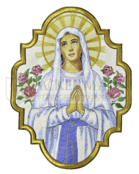Religioso Applicazione Ricamata
